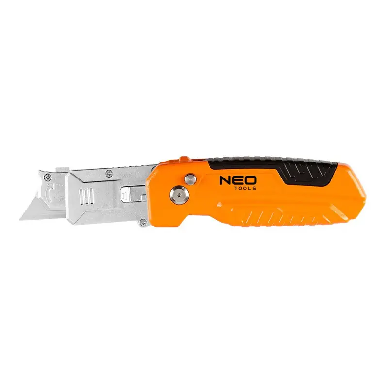 Couteau à lame trapézoïdale avec grattoir – NEO TOOLS – 63-708 Acheter Direct