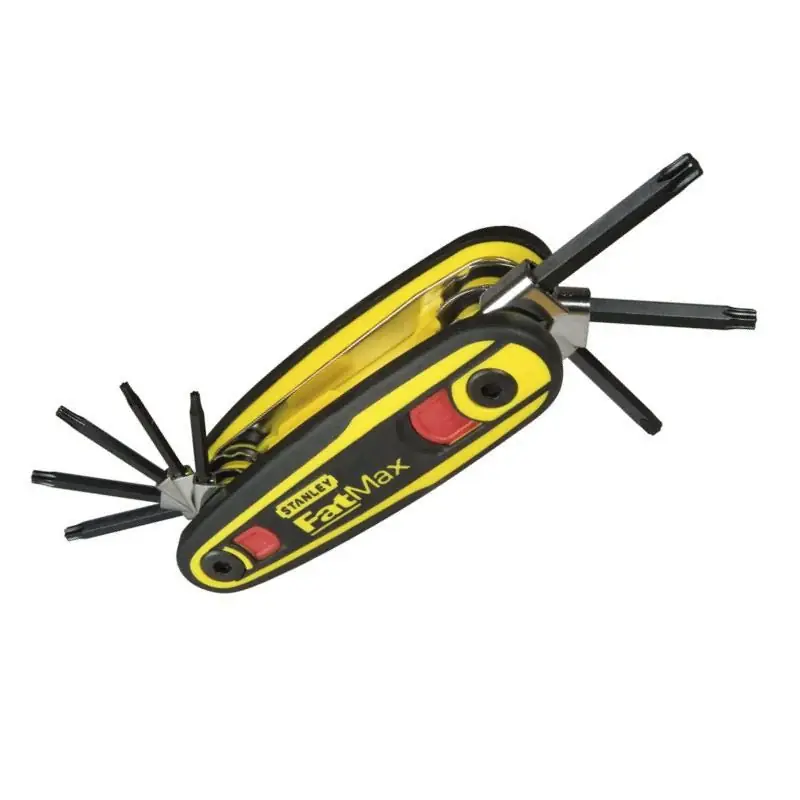 Prix Bas Jeu de 8 clés mâles 6 pans sur support verrouillable STANLEY 0-97-552