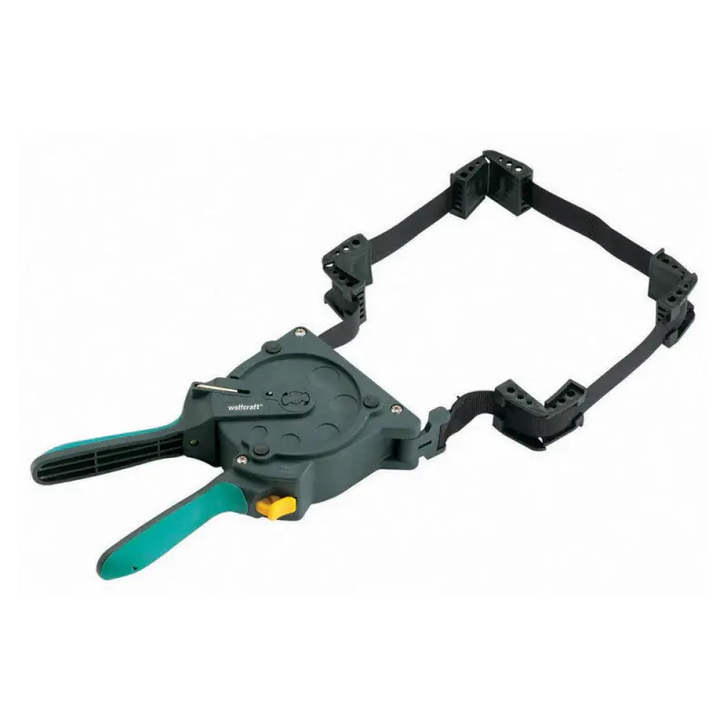 Presse à cadre à sangle à une main WOLFCRAFT 3681000 5 m – 4 mors de serrage Haute Qualité