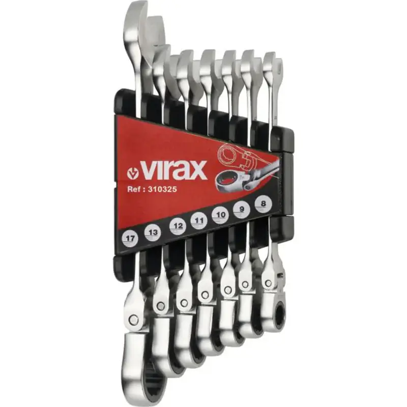 7 Clés à Cliquet à tête flexible 8-17 MM – VIRAX 310325 Réduction