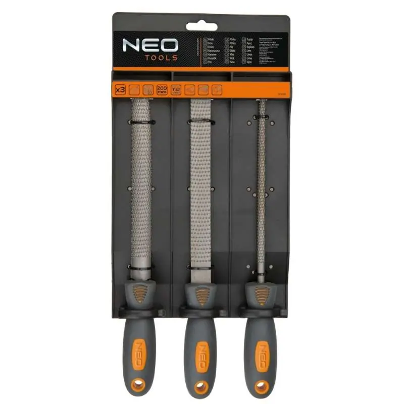Must-Have Jeu de 3 Limes à bois NEO TOOLS 37-600
