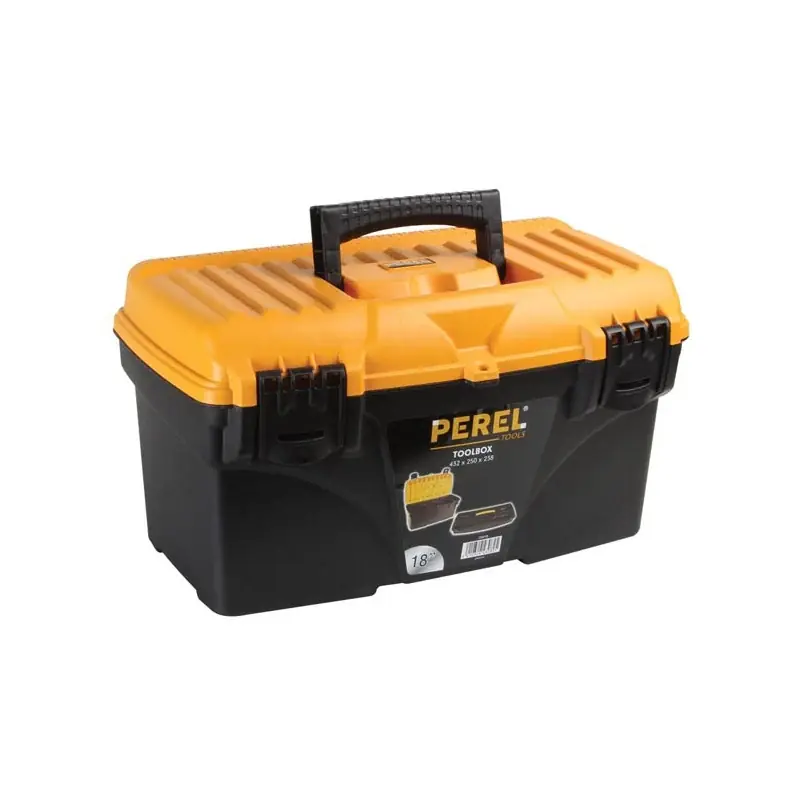 Offre Exclusive Boîte à Outils PEREL- 432 x 250 x 238 mm – 25,7 L