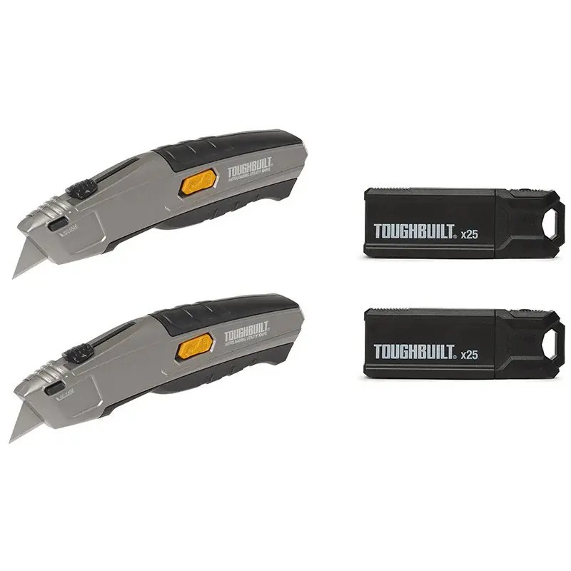 DUO de 2 cutters + 50 lames Toughbuilt TB-H4S52-20-BEA Offre Du Jour