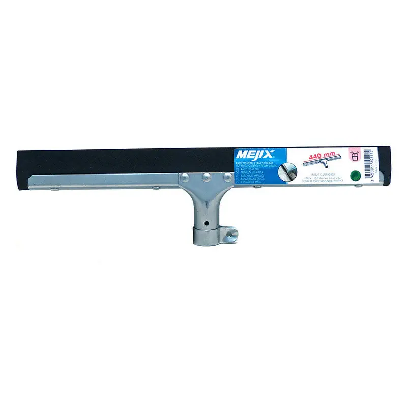 Raclette métallique 2 lames mousse MEJIX 180227 – 440 mm Haute Qualité