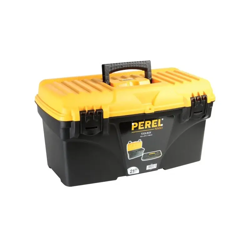 Boîte à Outils – PEREL- 535 x 291 x 280 mm – 43,5 L Certifié