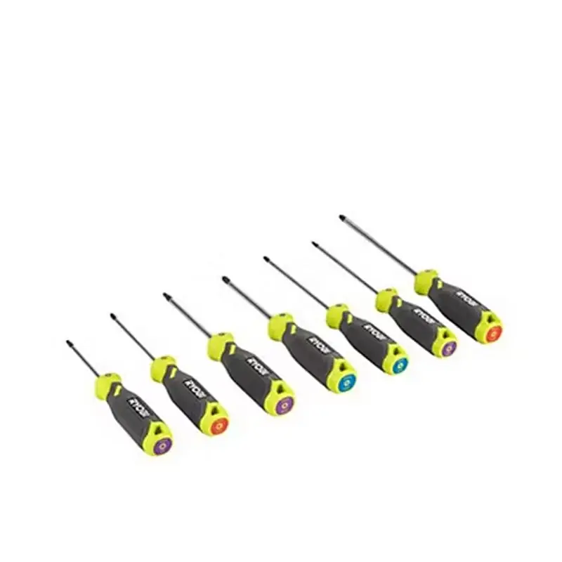 Réduction Lot de 7 tournevis Torx à tête magnétique RYOBI RHSDS7PC