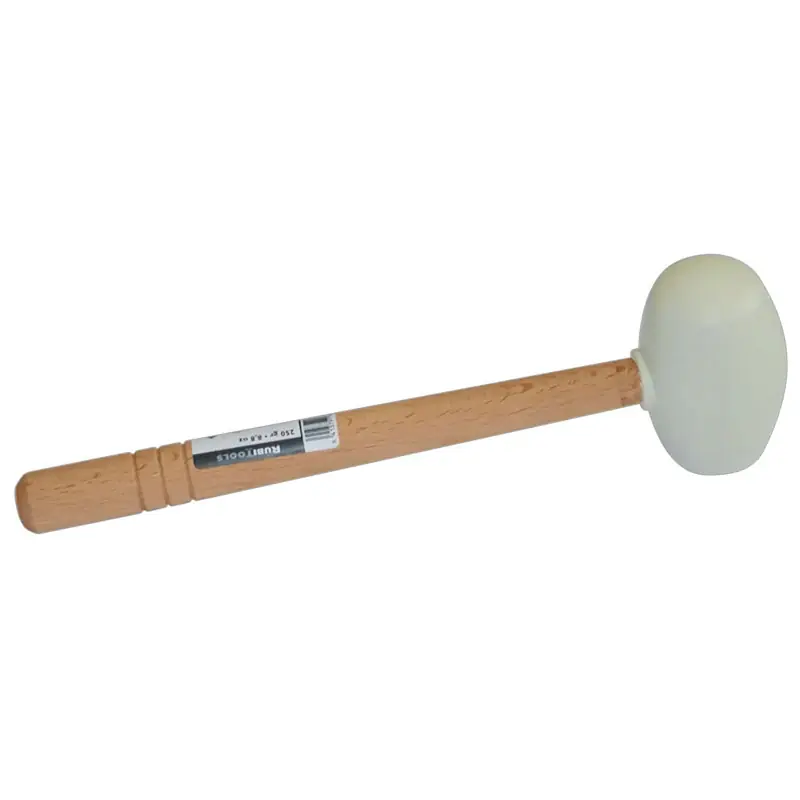 Meilleur Choix Maillet caoutchouc blanc pointe ronde 250 gr. – RUBI – 66905