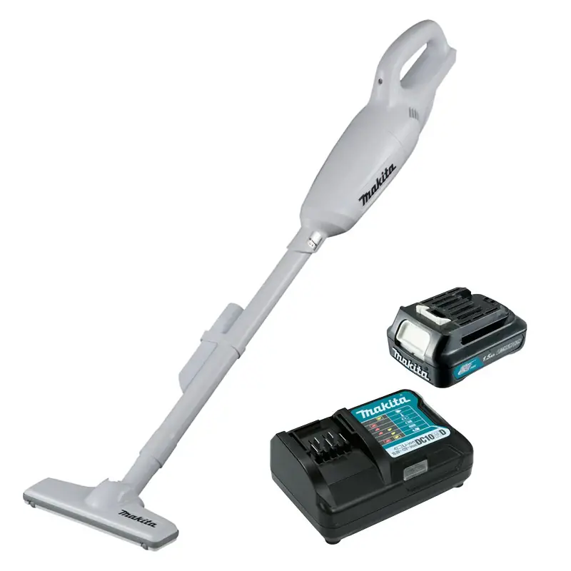 Populaire Aspirateur balai CXT ® MAKITA CL106FDWYW – 12V Li-Ion – 1,5 Ah – 31 mbar – 1 batterie + chargeur
