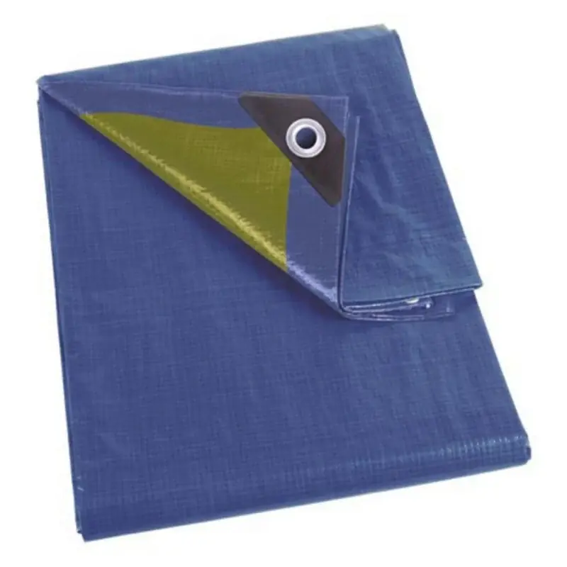 Bâche de sol résistante – PEREL – 3x4m – bleu kaki Jusqu&rsquo;à Épuisement Des Stocks