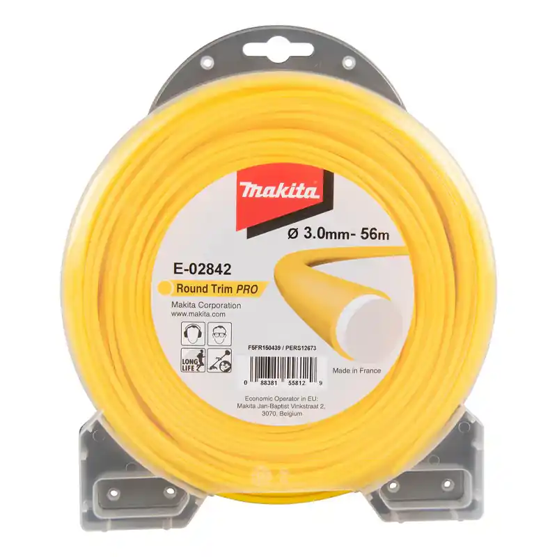 Dernier Modèle Fil rond Round Trim Pro MAKITA E-02842 3mm x 56m