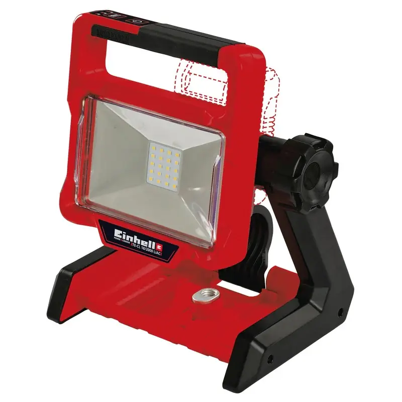 Quantité Limitée Projecteur sans fil 18V 2000lm EINHELL TE-CL 18/2000 LiAC – Solo Power X-Change (vendu sans batterie)