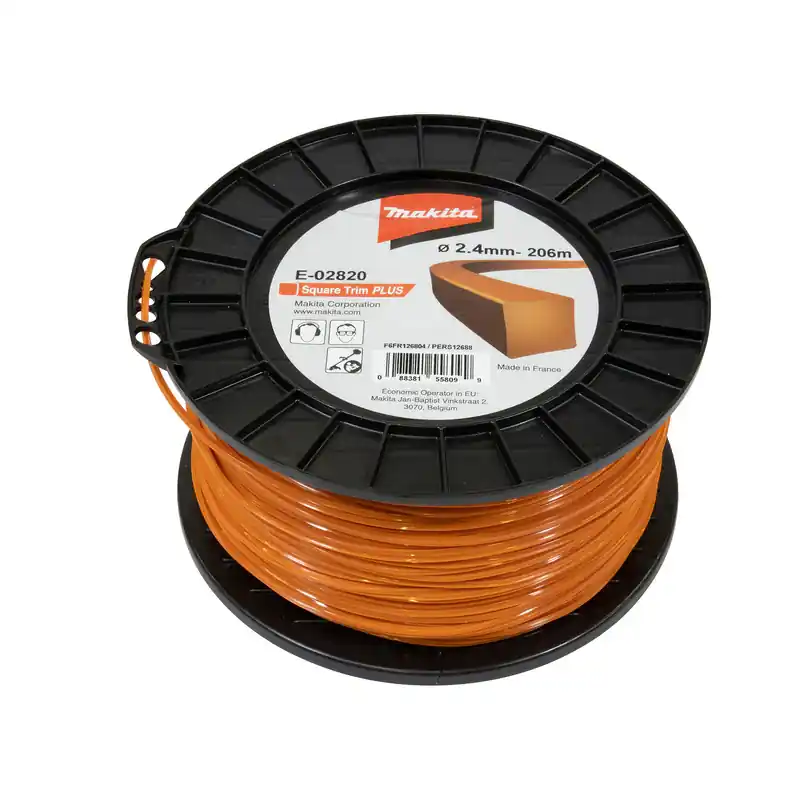 Commande En Gros Fil carré Square Trim+ MAKITA E-02820 2,4mm x 206m
