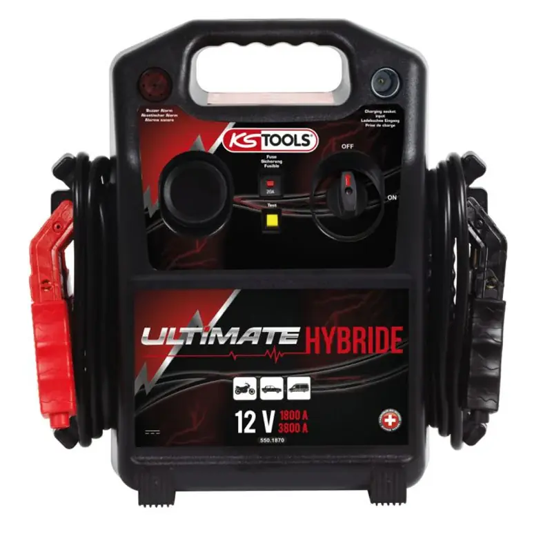 Booster hybride 1800 A au démarrage - KS TOOLS - 550.1870 Bon Marché