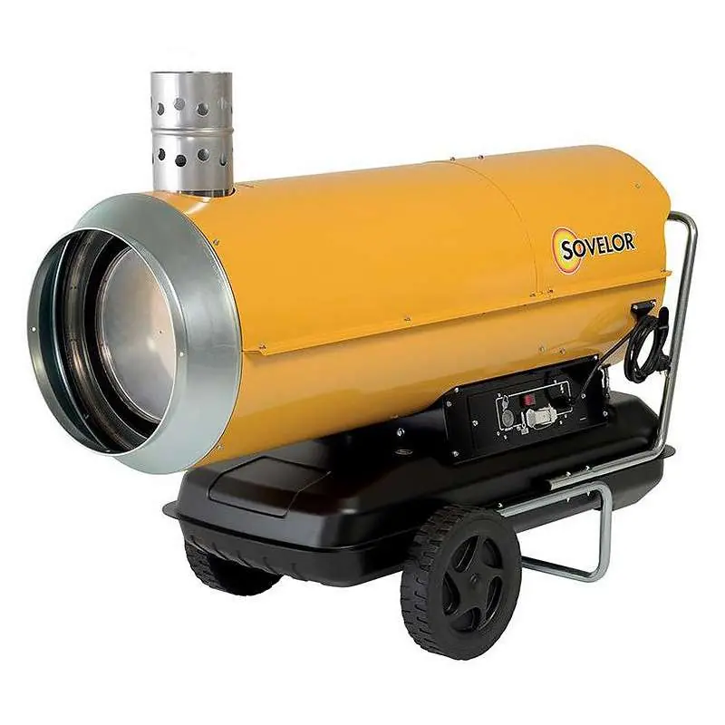 Chauffage air pulsé mobile à combustion indirecte SOVELOR BV290 85Kw 1060W 230V/50Hz Réduction