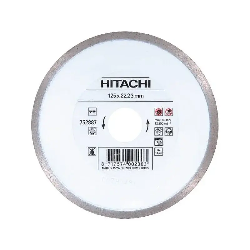 Disque diamant 125mm HIKOKI 752887 Usine Directe