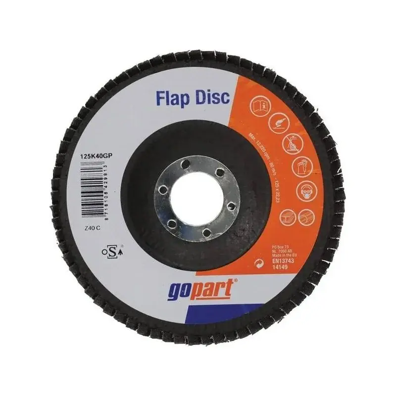 Disque abrasif à lamelles 125mm GOPART 125K40GP Meilleur Choix