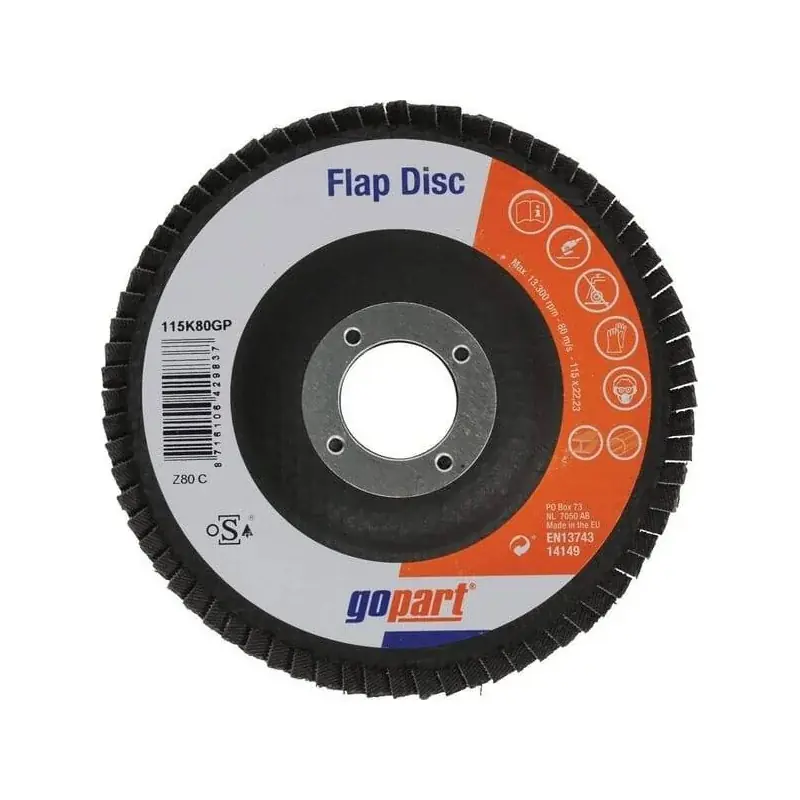 Disque abrasif à lamelles 115mm GOPART 115K80GP Quantité Limitée