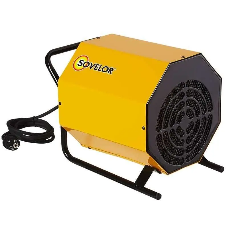 Chauffage mobile électrique SOVELOR C3 230V air pulsé 3300W monophasé Top Vente