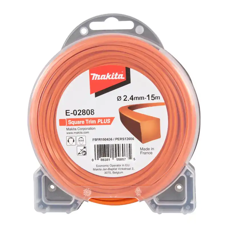 Fil carré Square Trim+ MAKITA E-02808 2,4mm x 15m Prix Bas