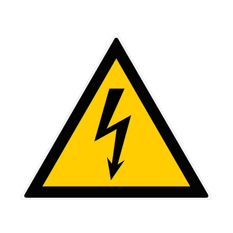 Nouvelle Collection Panneau côté 300mm PSC choc rigide danger électrique norme ISO 7001