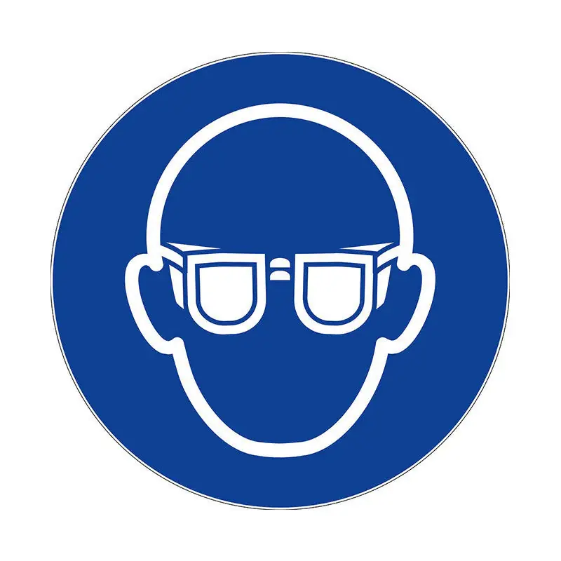Meilleur Prix LOT DE 5 DISQUES Ø30 PORT DES LUNETTES DE SECURITE OBLIGATOIRE ISO 7001