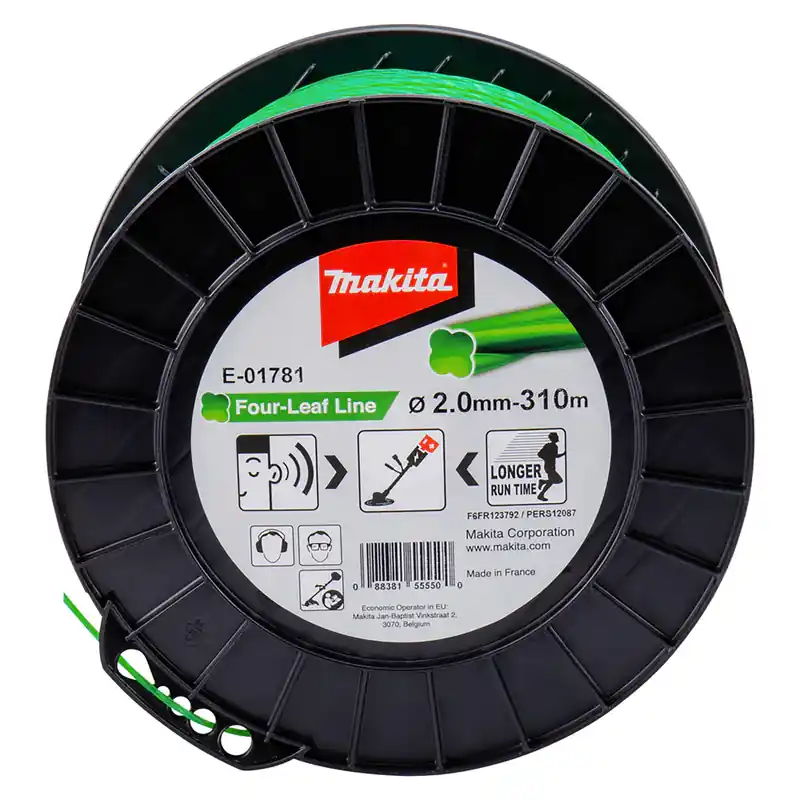 Fil nylon Trèfle torsadé MAKITA E-01781 2mm x 310m Prix Promo