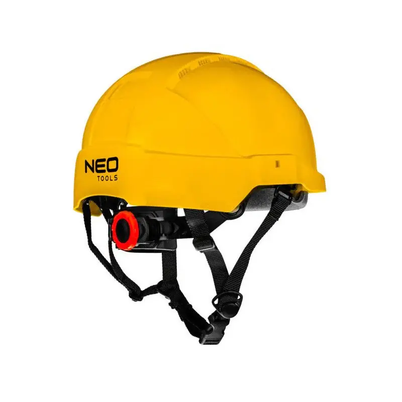 Casque de sécurité pour travaux en hauteur NEOTOOLS 97-210 Plastique ABS – Jaune Nouvelle Collection