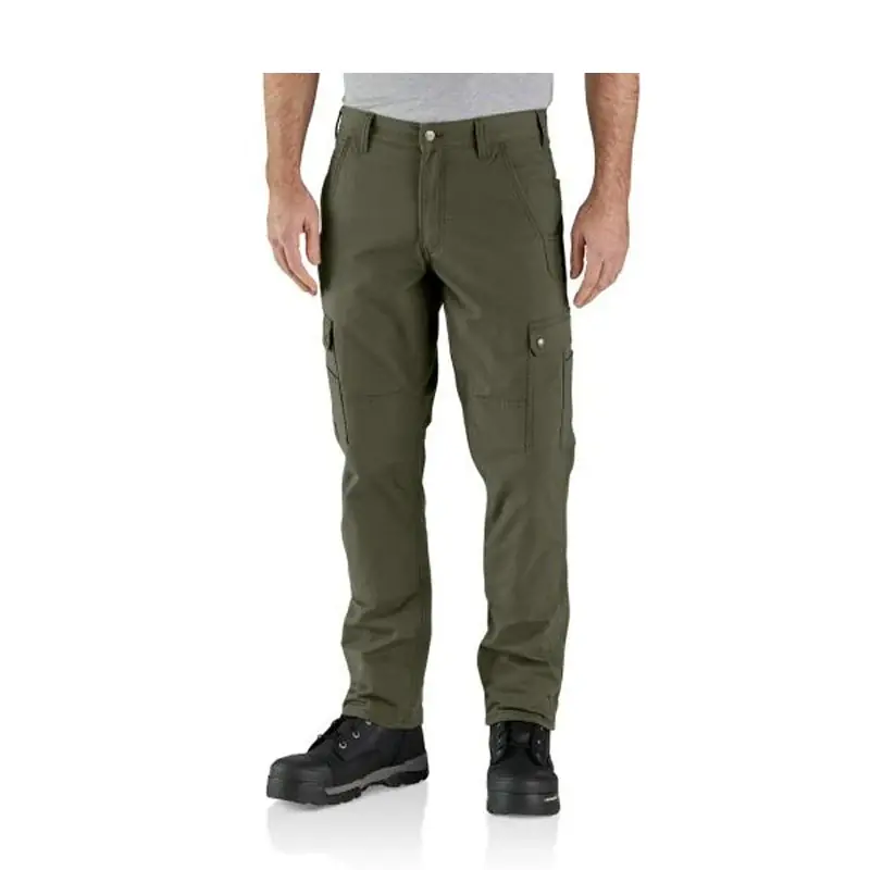 Dernier Modèle Pantalon cargo doublé polaire RIPSTOP Kaki CARHARTT 105491