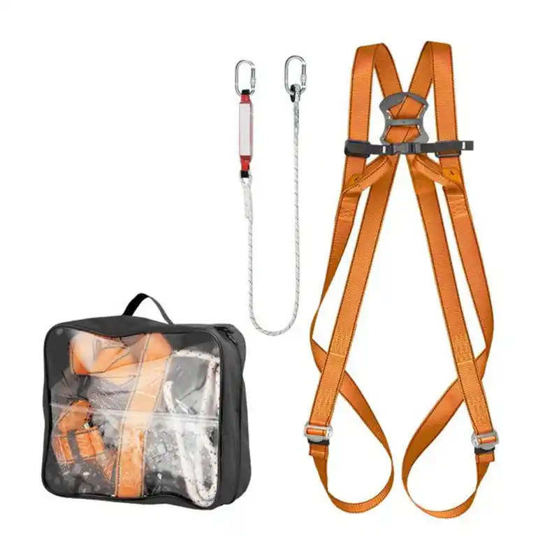 Offre Limitée Harnais de sécurité NEOTOOLS 97-101 – absorbeur de choc + ligne de vie 2m + sac de transport