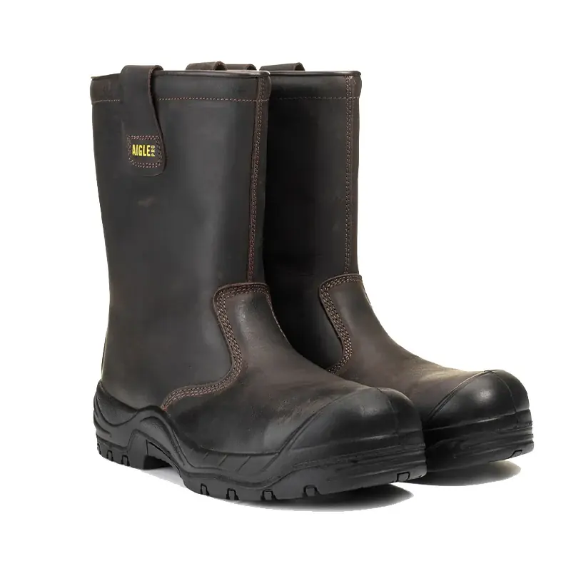 Bottillons de sécurité S3 cuir AIGLE IOLAR – isolant et imperméable Haute Qualité