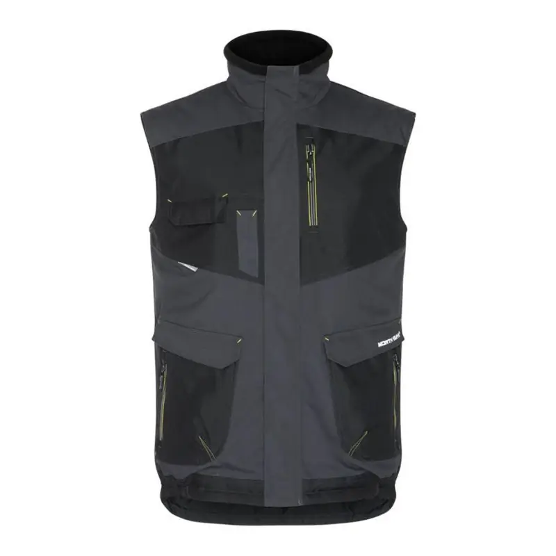 Gilet de travail sans manches ALI NORTH WAYS gris/noir Nouveauté