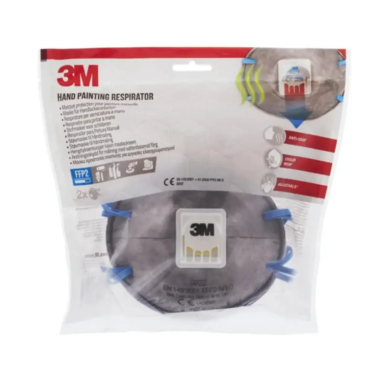 Lot de 2 masques anti-odeurs avec valve Pack Peinture FFP2 Vente Directe