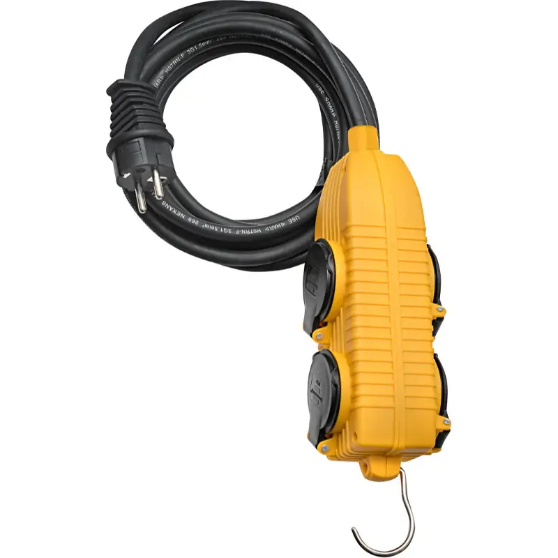Pas Cher Rallonge powerblock 4 prises/clapet 10m h07rn-f 3g1,5 – BRENNENSTUHL – 1151721