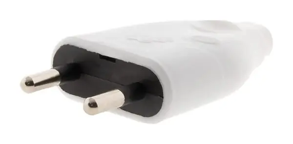 Offre Limitée Fiche électrique mâle 2 pôles 6A couleur blanc