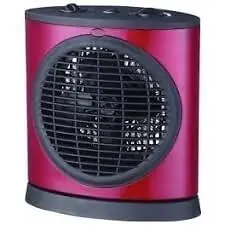 Marque Radiateur soufflant extra-plat oscillant – Rouge – 2000W