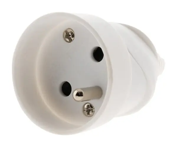 Prix Choc Fiche électrique femelle 2 pôles + terre 16A. couleur blanc