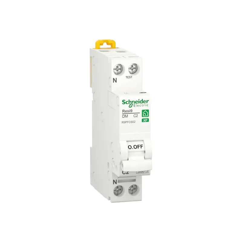 Disjoncteur SCHNEIDER R9PFC602 2A type C A vis 3kA 1P+N peignable Resi9 XP Vente Flash