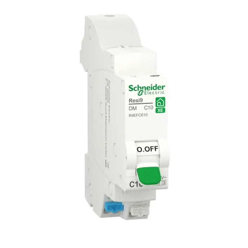 Disjoncteur SCHNEIDER R9EFC610 10A type C Auto 3kA 1P+N embrochable Resi9 XE Achat Immédiat