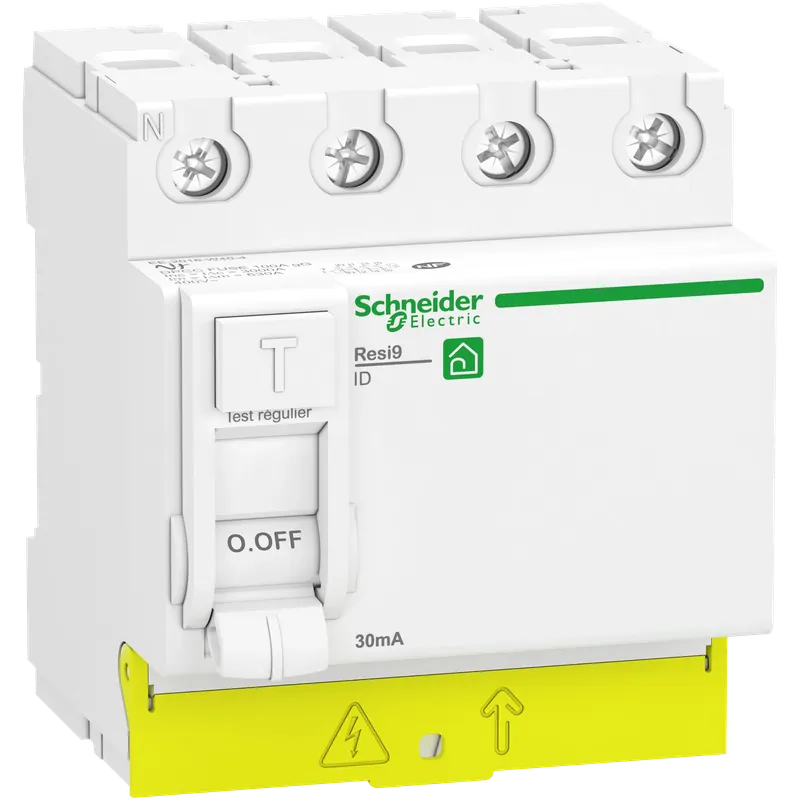 Vente Flash Interrupteur différentiel SCHNEIDER R9PRA440 40A type A 30mA 3P+N peignable Resi9 XP