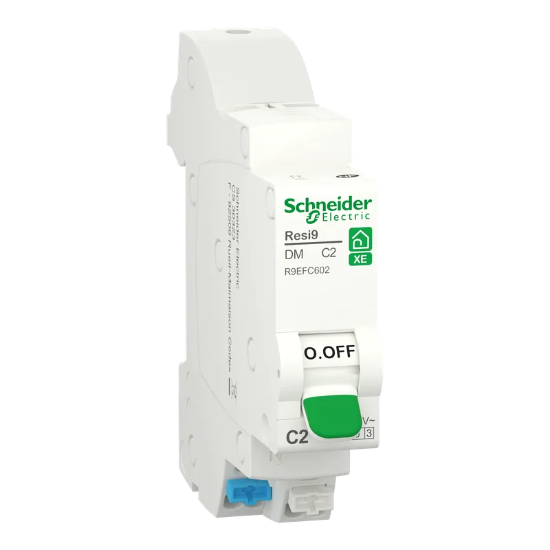 Disjoncteur SCHNEIDER R9EFC602 2A type C Auto 3kA 1P+N embrochable Resi9 XE Prix Bas