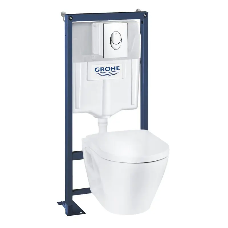 Pack WC suspendu sans bride GROHE SOLIDO OEM CERAMIC BUNDLE – murs porteurs ou non porteurs Promotion