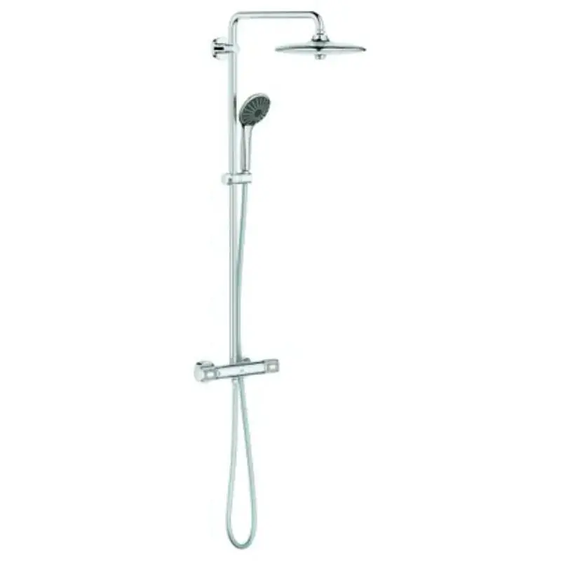 Usine Directe Colonne thermostatique 3 jet Ø 26 cm + douchette 3 jets – Cool Touch GROHE QuickFix VITALIO JOY 260