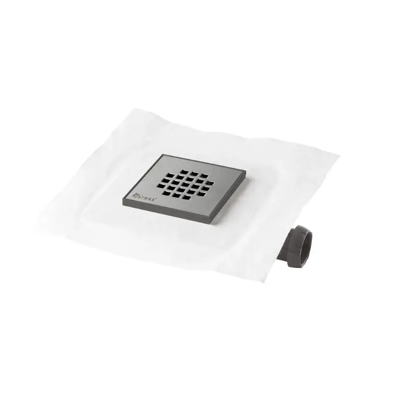 Bon Plan Bonde de sol pour douche italienne MARMOX RC20SLIM – Siphon ultra-plat horizontal – 20x20cm