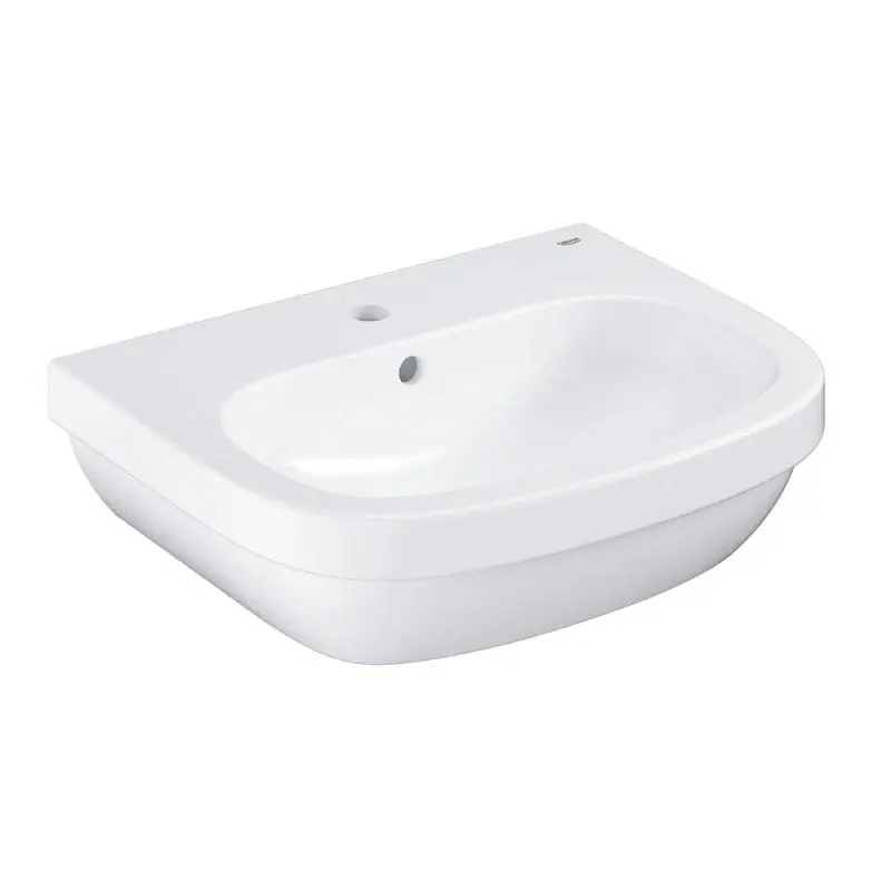 Lavabo suspendu EURO CERAMIC GROHE 3933600H avec pureguard – 55 cm Certifié