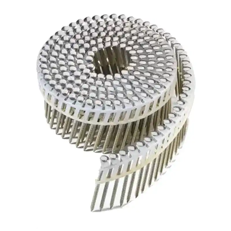 Meilleure Vente Pointes en Rouleau 16° Tête Bombée Inox A2 Annelée Liaison Plastique NORFIX