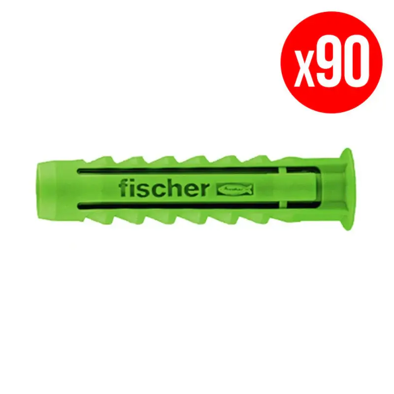 Prix Choc Boite de 90 chevilles à expansion FISCHER SX – vert
