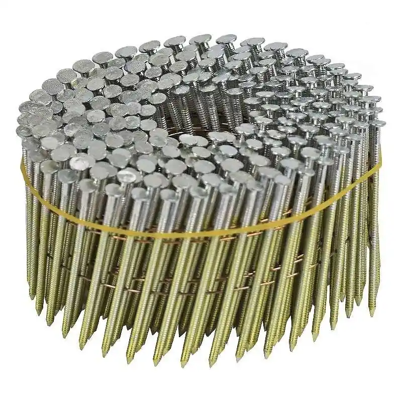 3600 Pointes en rouleau 90 x 3.1 mm 16° NORFIX NFX11387 plat zingué bichromaté 13µ annelées liaison fil cuivré Nouvelle Collection