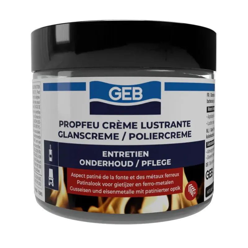 Prix Réduit Crème lustrante GEB Propfeu effet patiné pour l’entretien et la protection des fontes et métaux 220ml