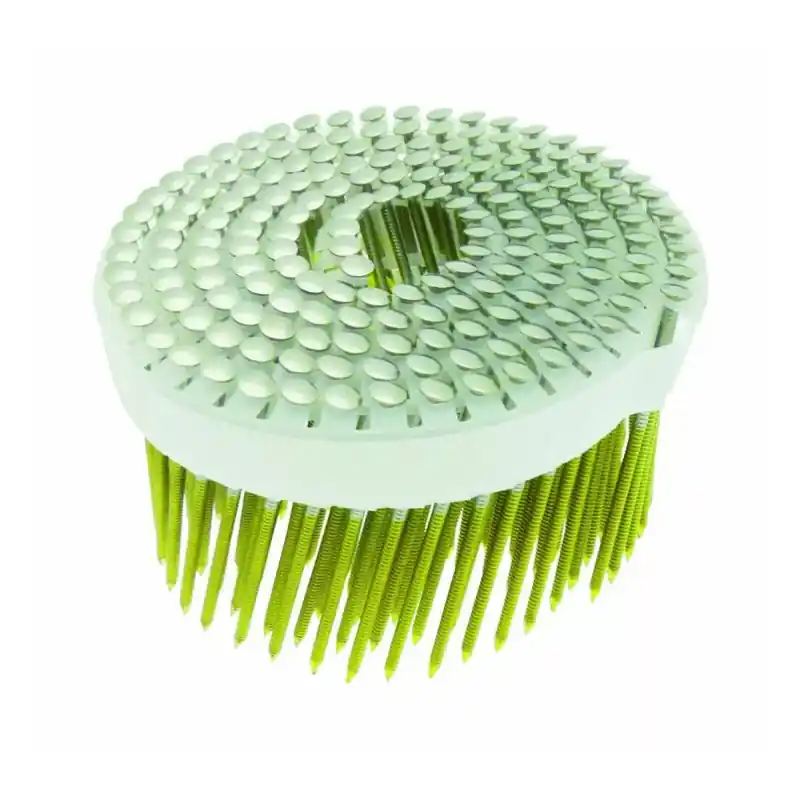 Petit Prix Boite de 5250 clous rouleau Plat 2.5x55mm Annelé Inox304 tête bombée lien plastique