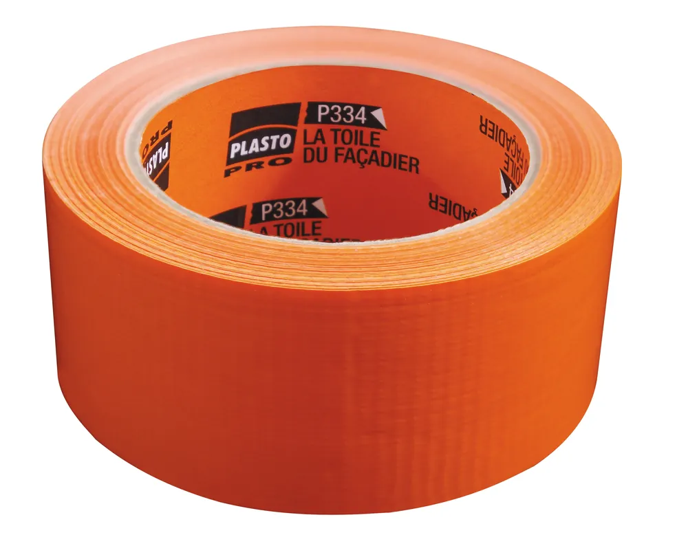 Toile Façadiers Bague Orange – P334 Orange 25m x 48mm Bon Marché